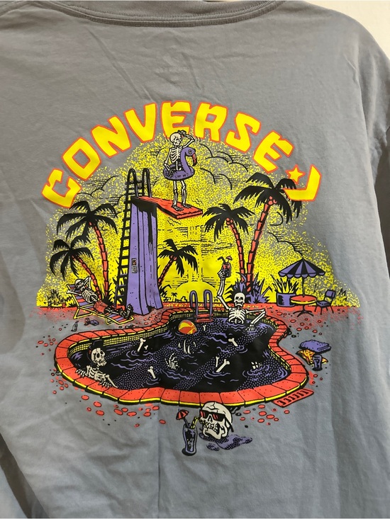 Converse Other - Converse Gray Logo Crewneck Tee